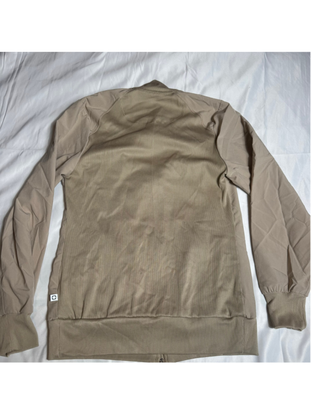 Women's Cherokee Infinity Zip-Up Jacket Size M Beige - Picture 6 of 7